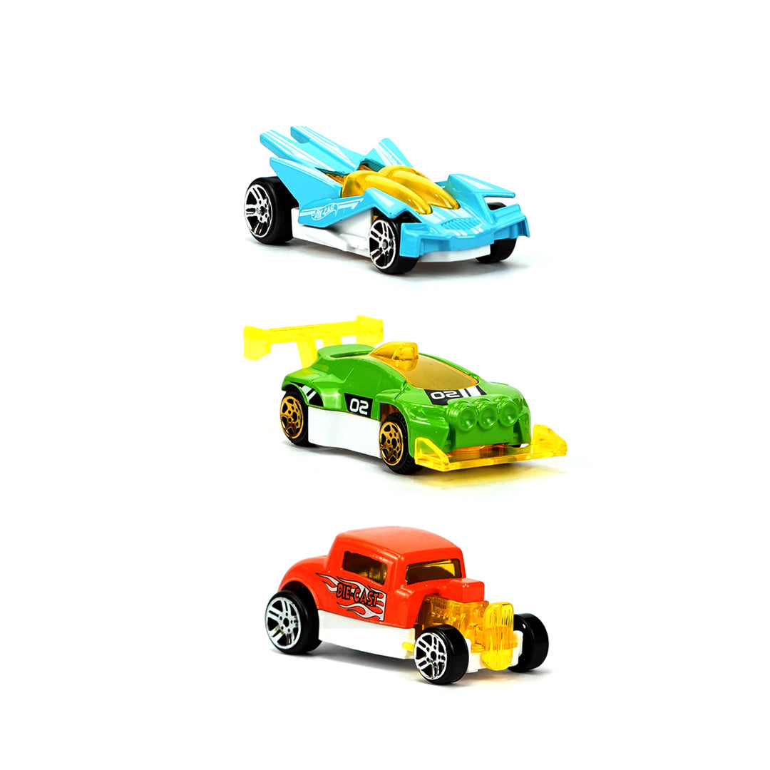 Avengers-Inspired 3-Piece Die-Cast 1:64 Scale Toy Car Set