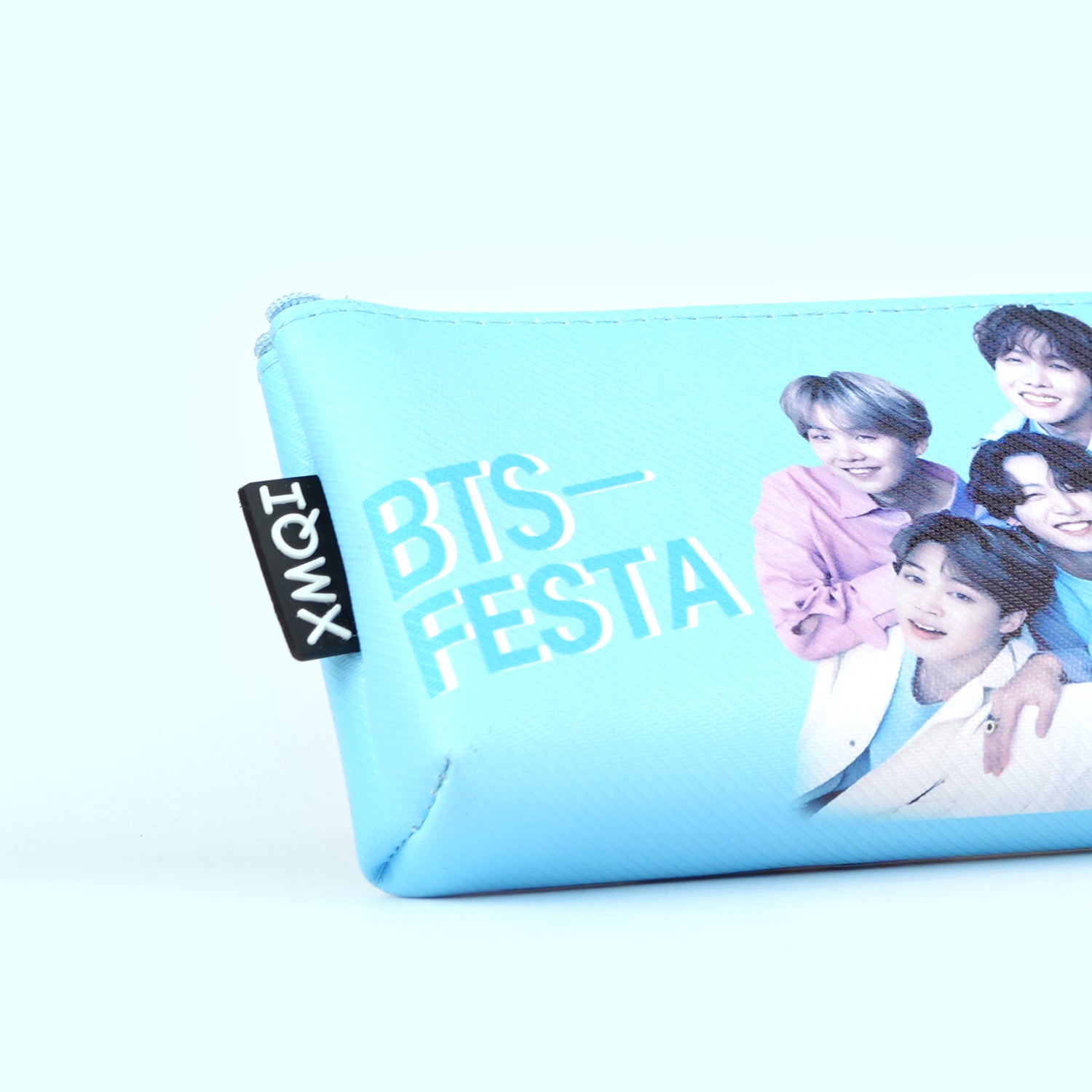 BTS Faux Leather Pencil Pouch