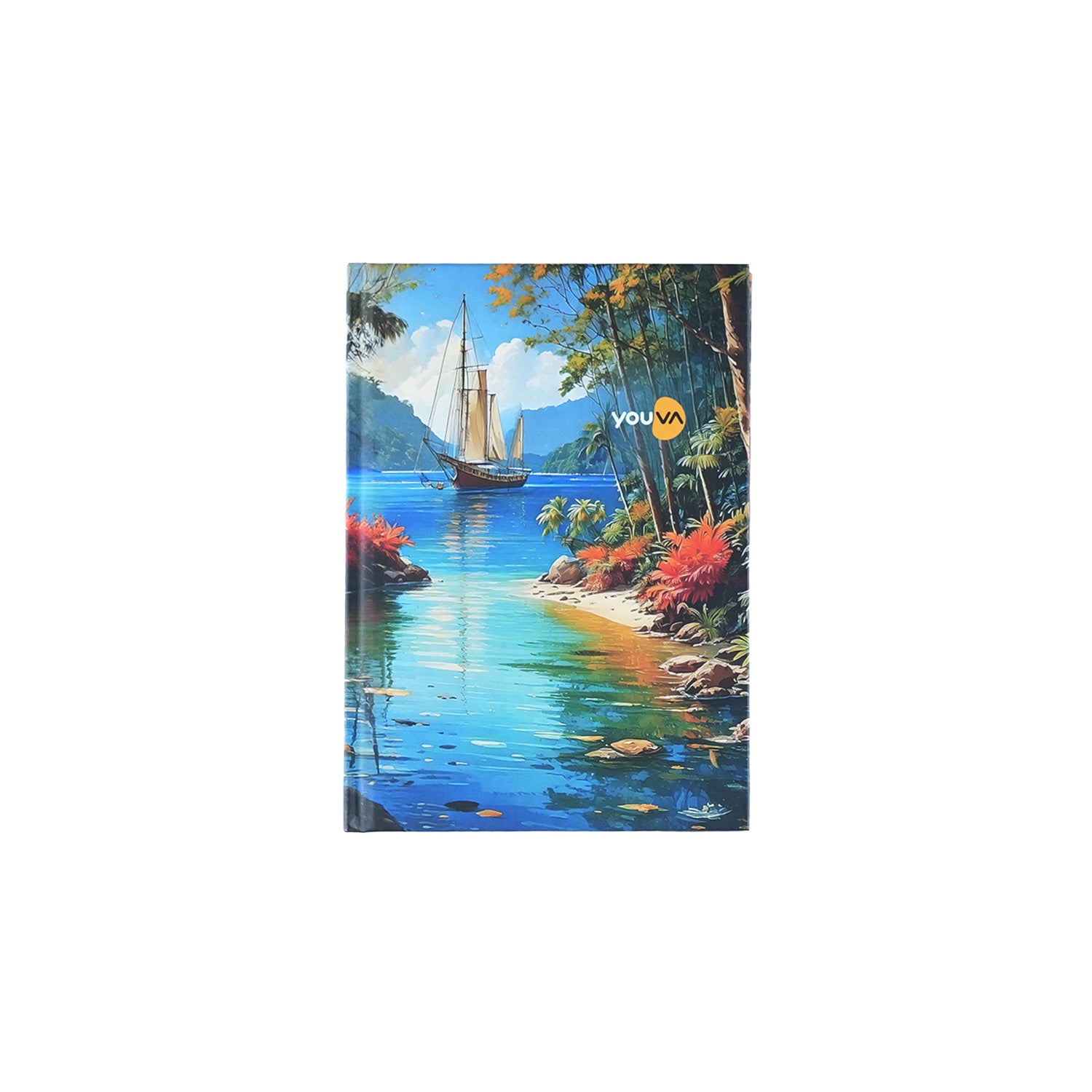 Youva Single Line Case Bound Notebook 160 Pages A6 Size (CSDA602)