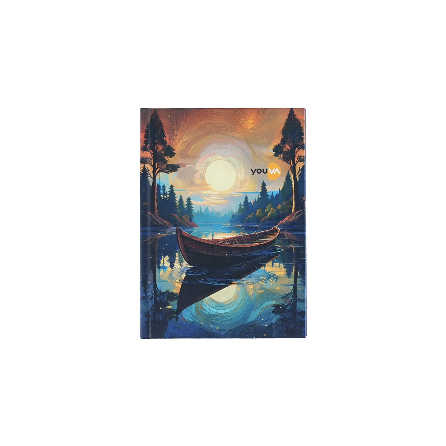 Youva Single Line Case Bound Notebook 160 Pages A6 Size (CSDA605)