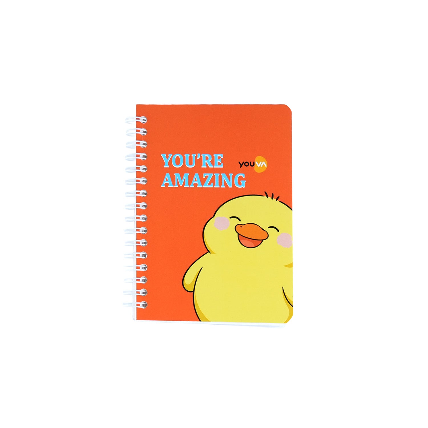 Youva Single Line Spiral Notebook 168 Pages A6 Size (CSDA620)