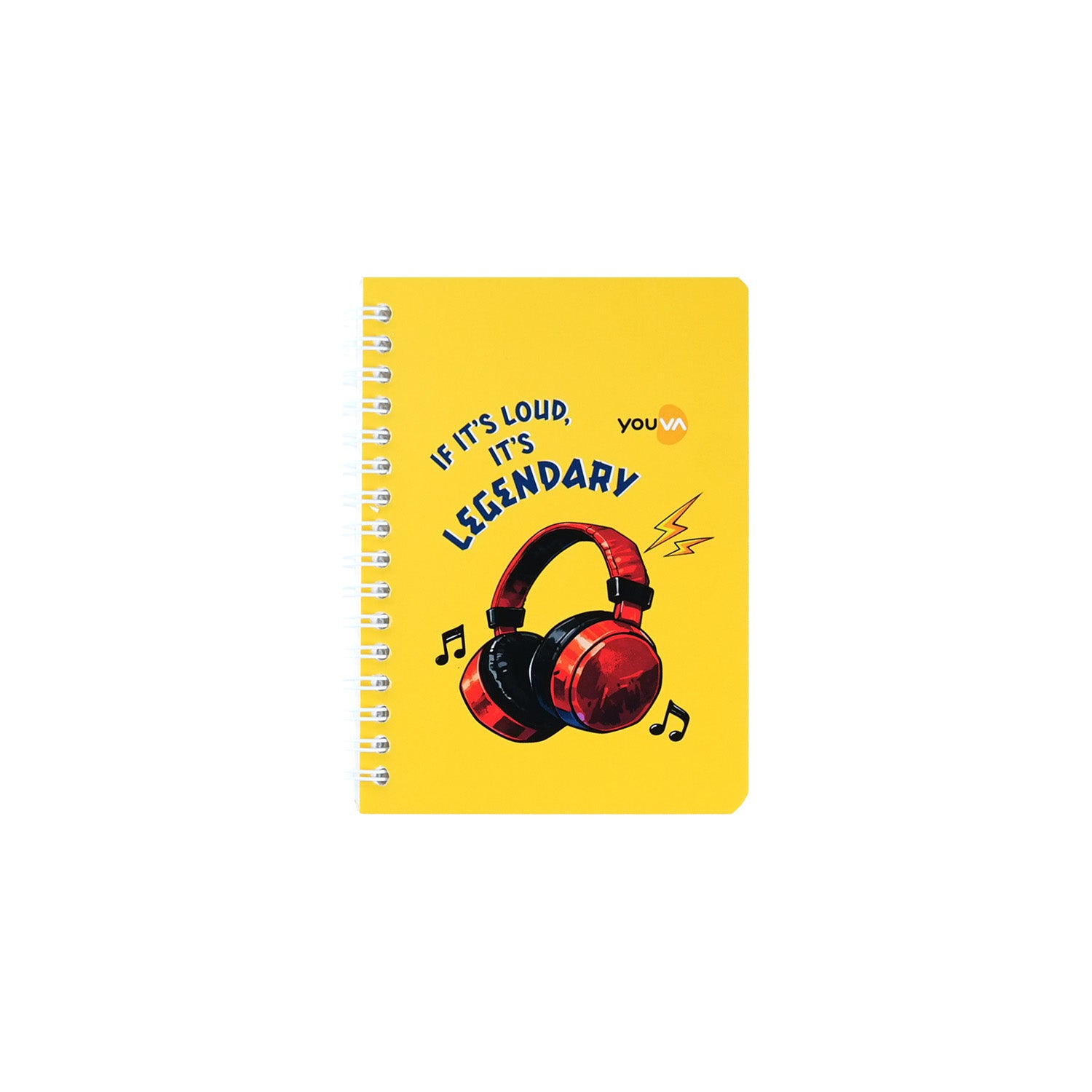 Youva Single Line Spiral Notebook 168 Pages A6 Size (CSDA624)
