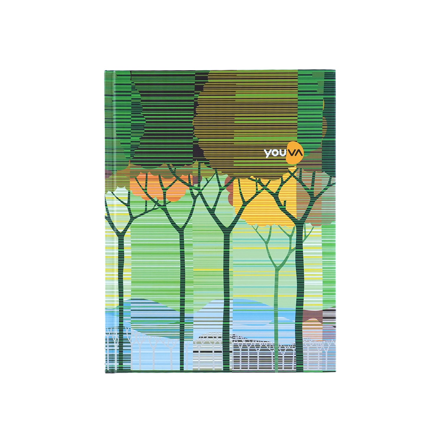Youva Single Line Case Bound Notebook 384 Pages 16x21 cm (CSD162108)