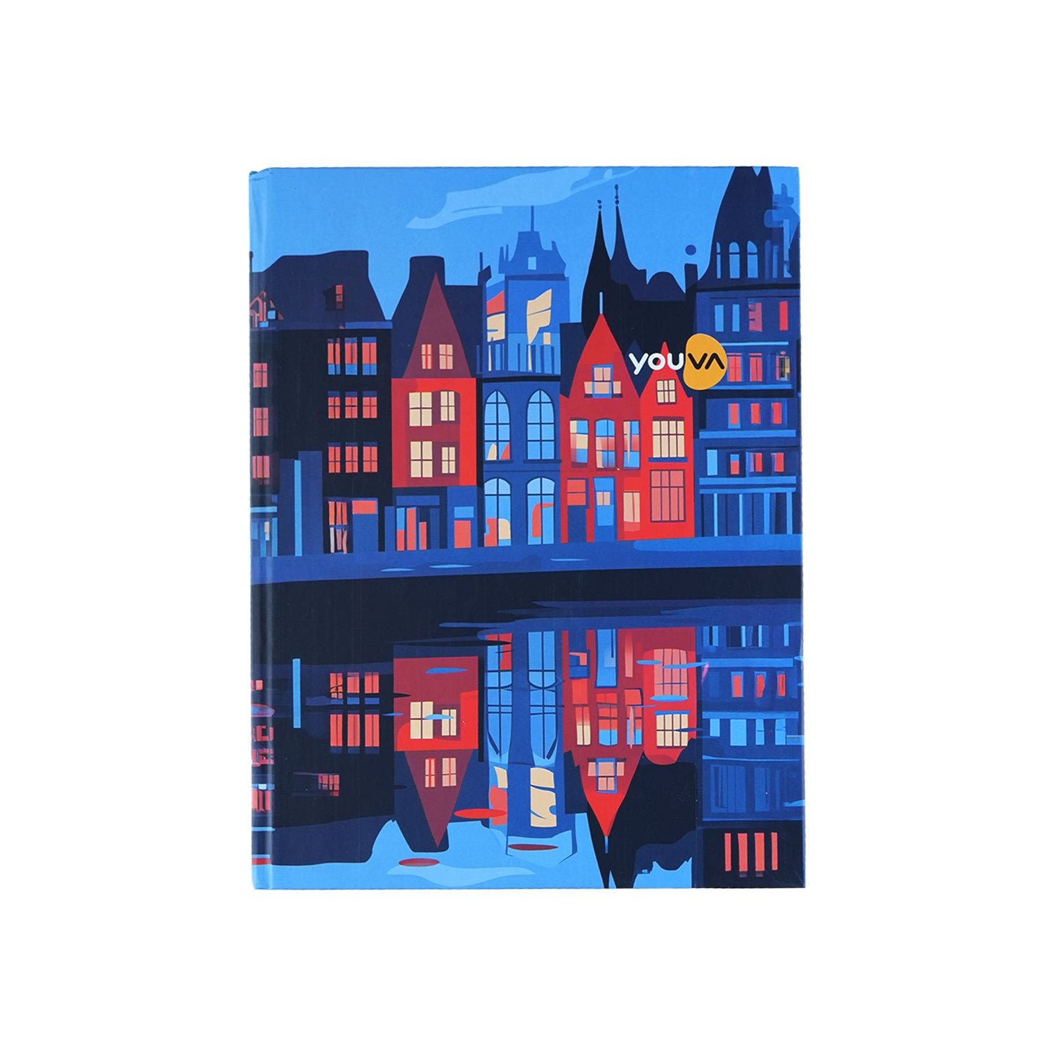 Youva Single Line Case Bound Notebook 288 Pages 18x24 cm (CSD06)