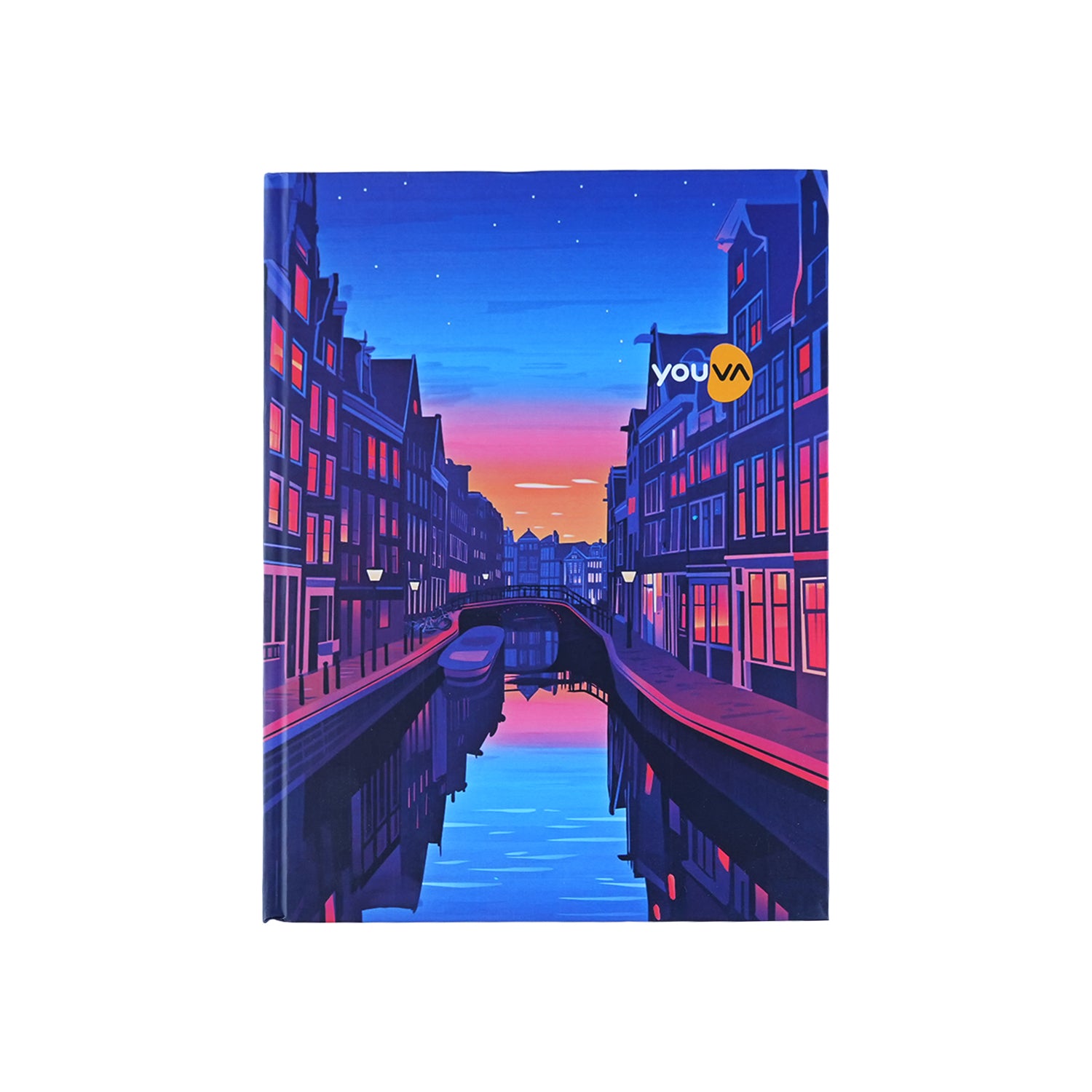 Youva Single Line Case Bound Notebook 288 Pages 18x24 cm (CSD05)