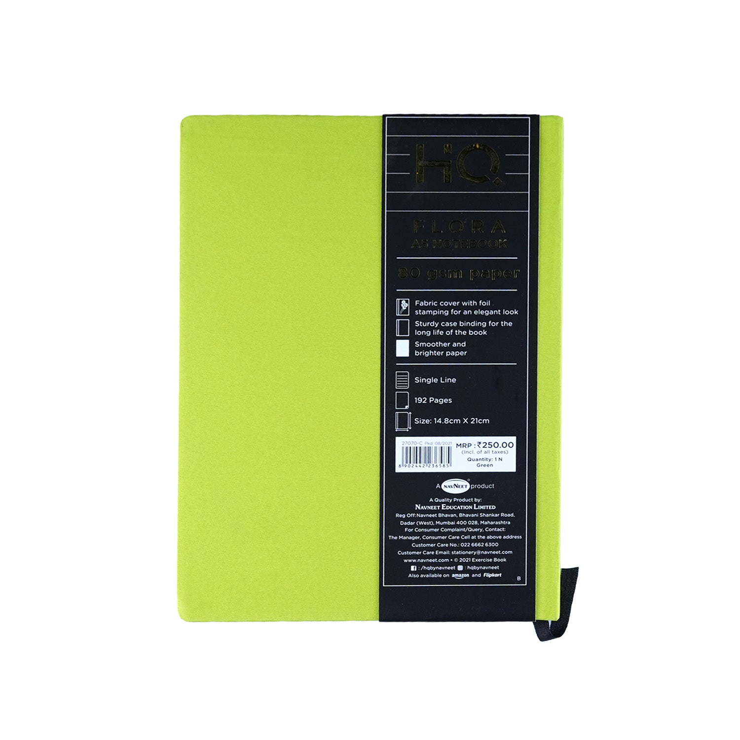 HQ Single Line Notebook 192 Pages A5 Size (CSDA528)