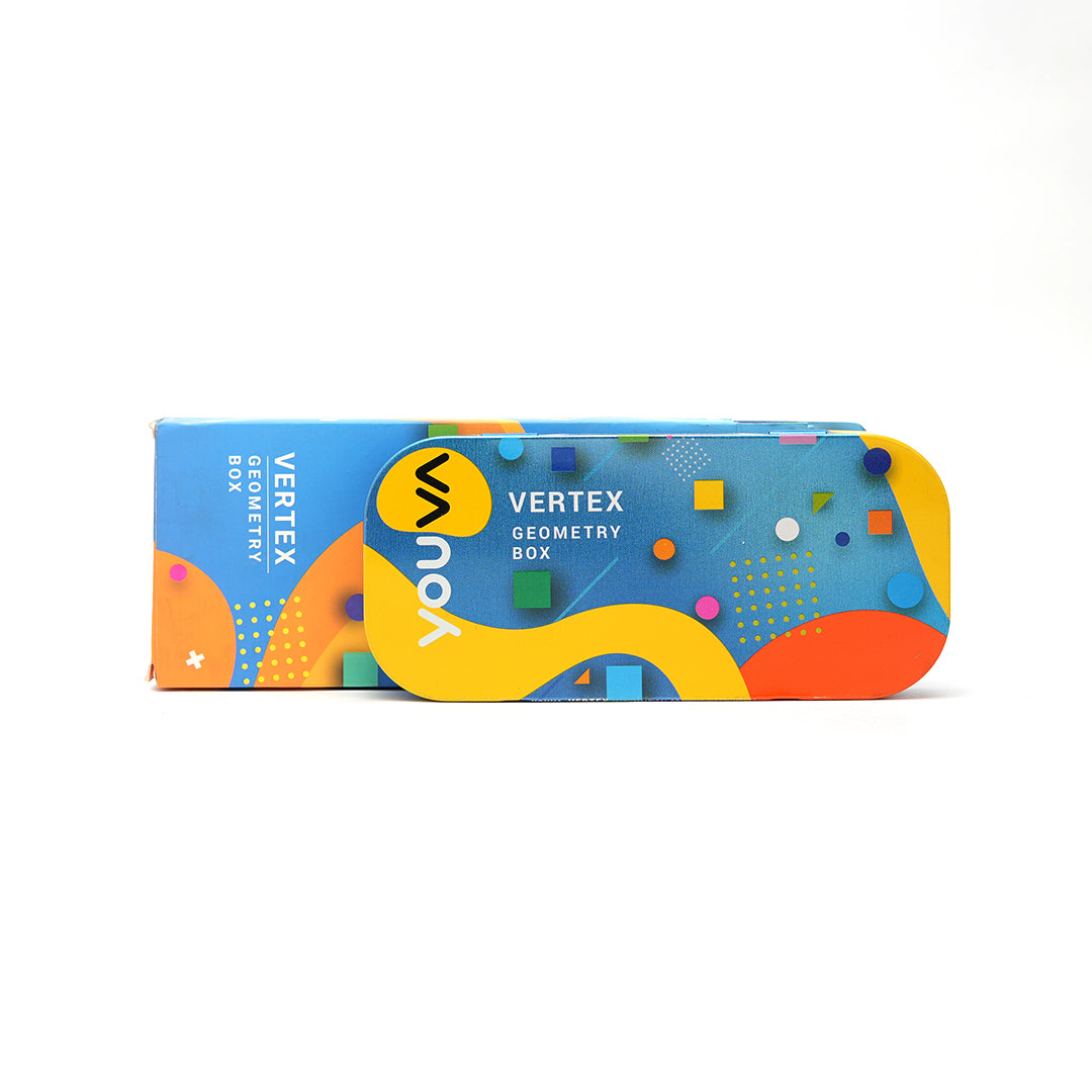Navneet Youva Vertex Geometry Box | Premium High-Precision Mathematical Instrument Kit with Double-Sided Tray