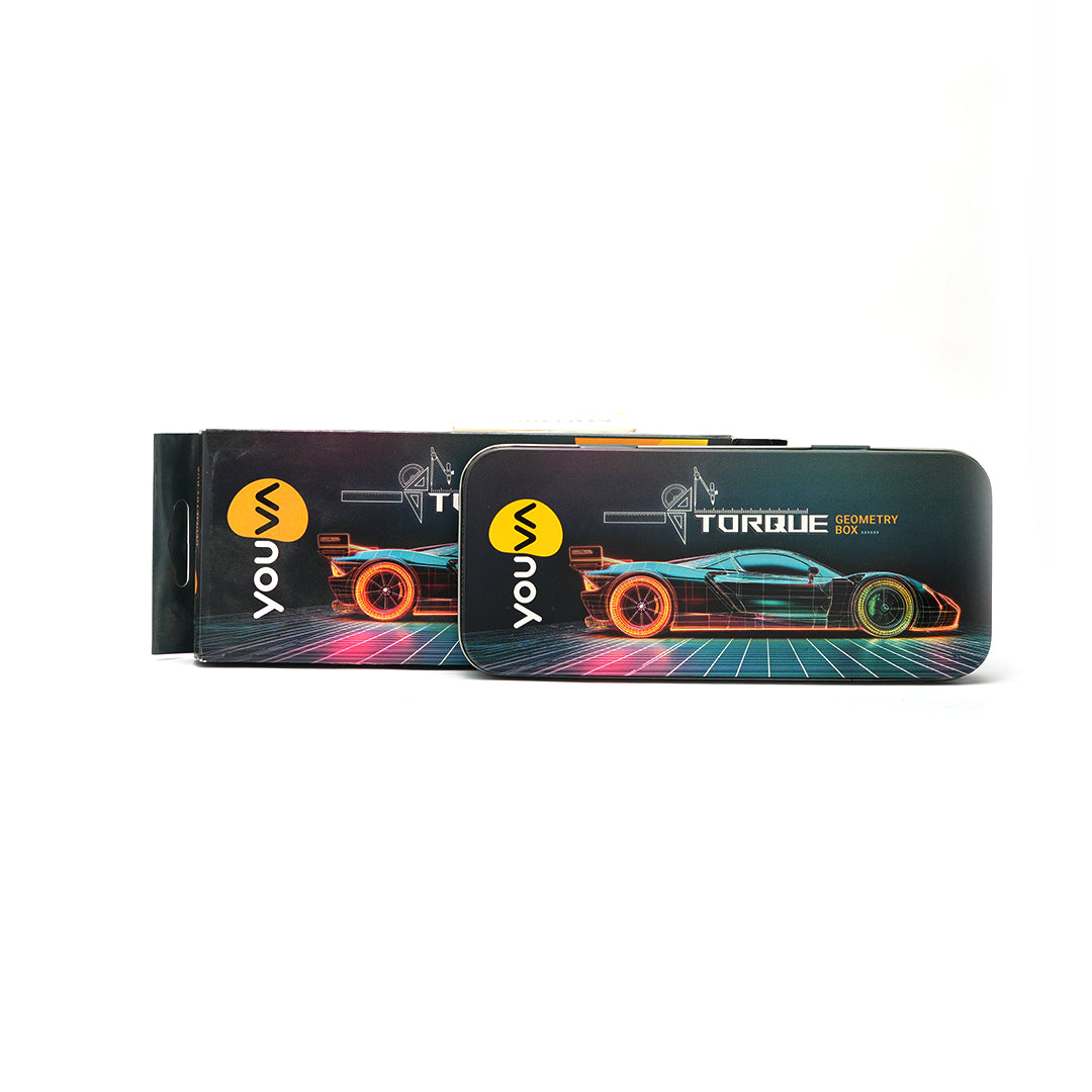 Navneet Youva Torque Geometry Box | Premium 11-Piece High-Precision Mathematical Instruments & Drafting Kit