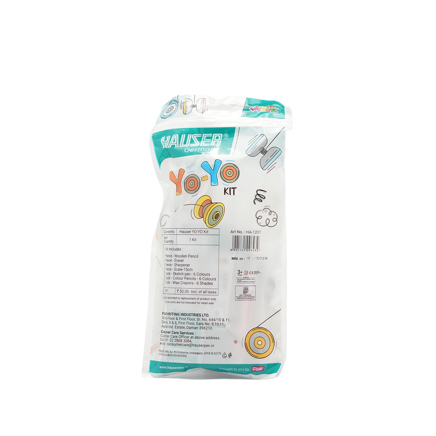 Hauser Artz Yo-Yo All-in-One Stationery Solution Gift Kit