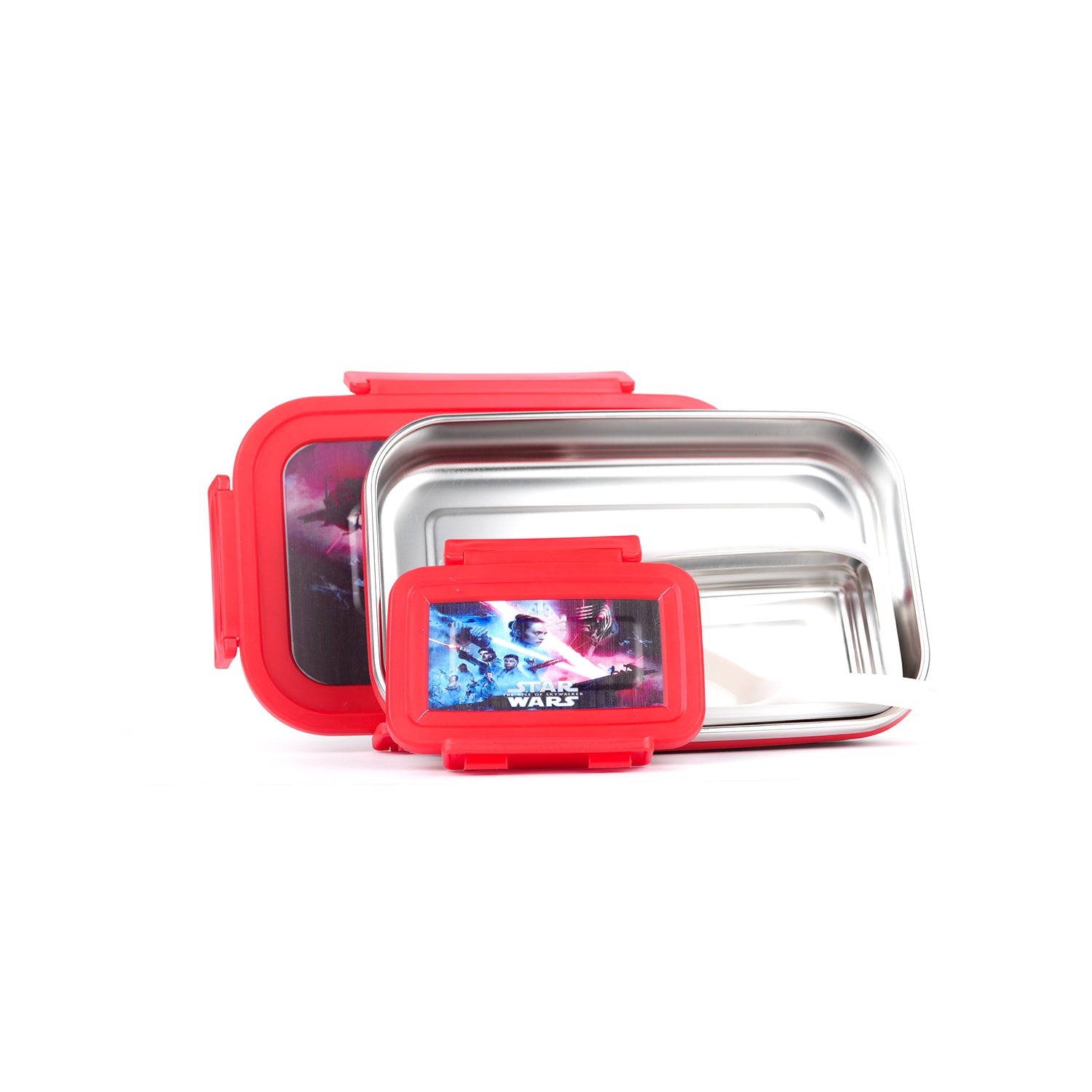 Stainless Steel Bento Lunch Box – Leakproof Food Container with Removable Inner Tray & Spoon