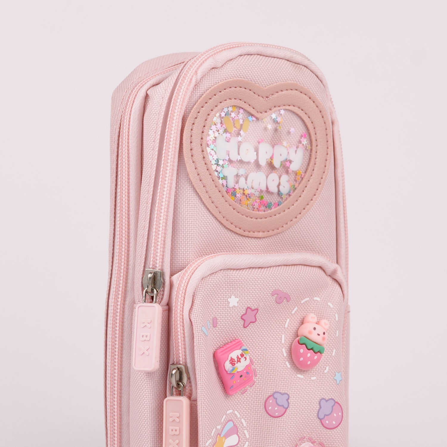 Large Capacity 3-Layer School Bag Style Stationery Pencil Pouch