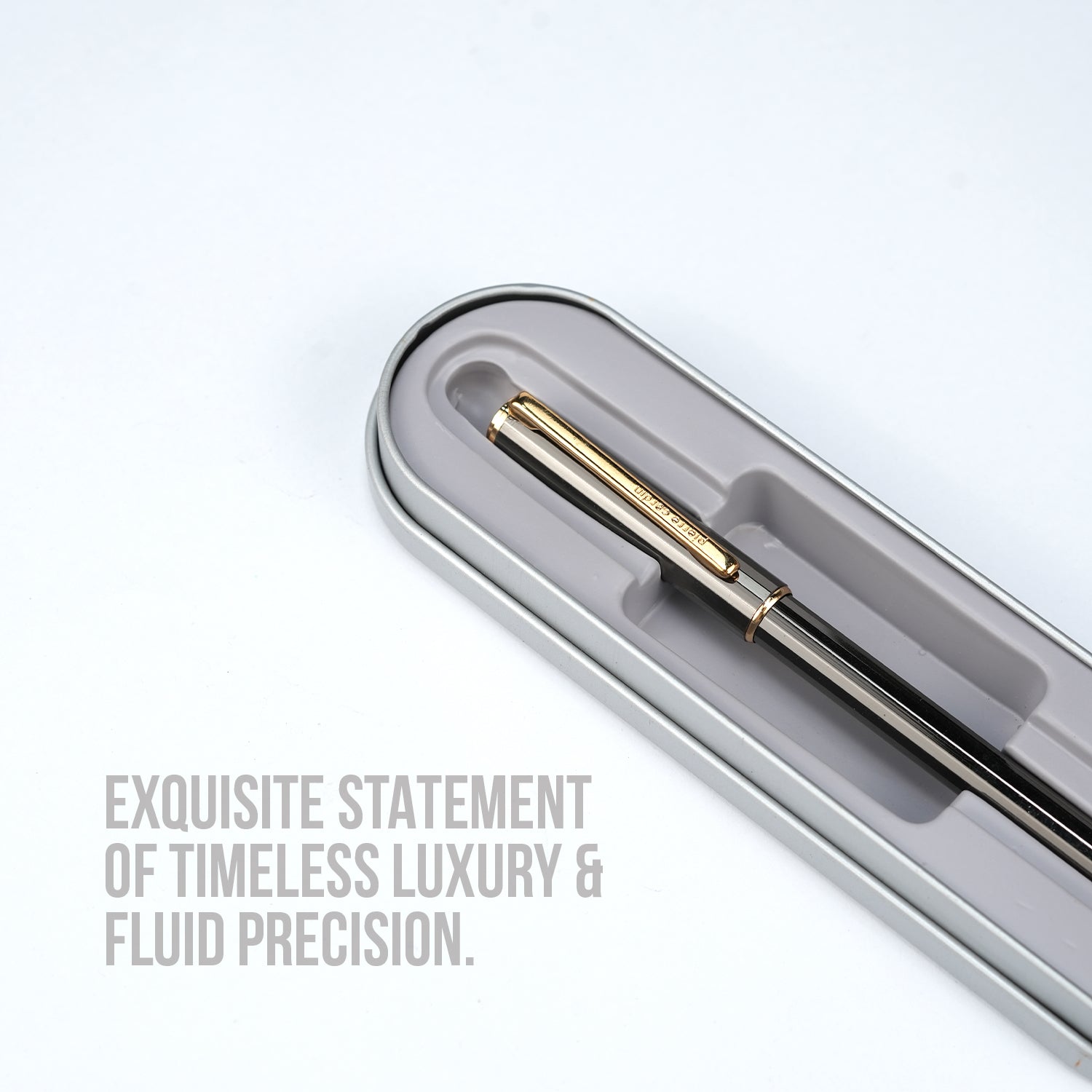 Pierre Cardin Emperor Black and Gold Luxury Rollerball Pen