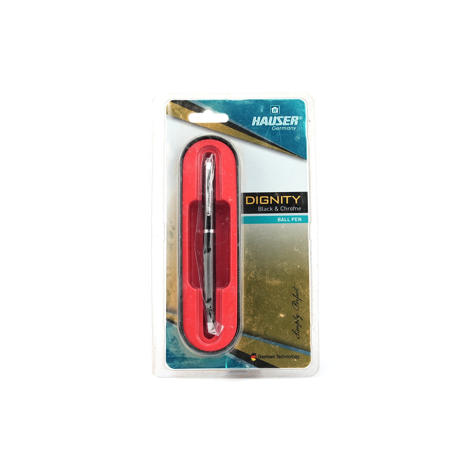 Hauser Dignity Black and Chrome Premium Twist Ballpoint Pen