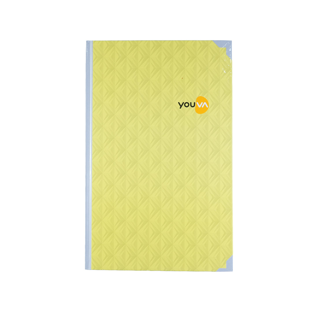 Youva Premium Single Line A4 Case Bound Notebook 72 Pages