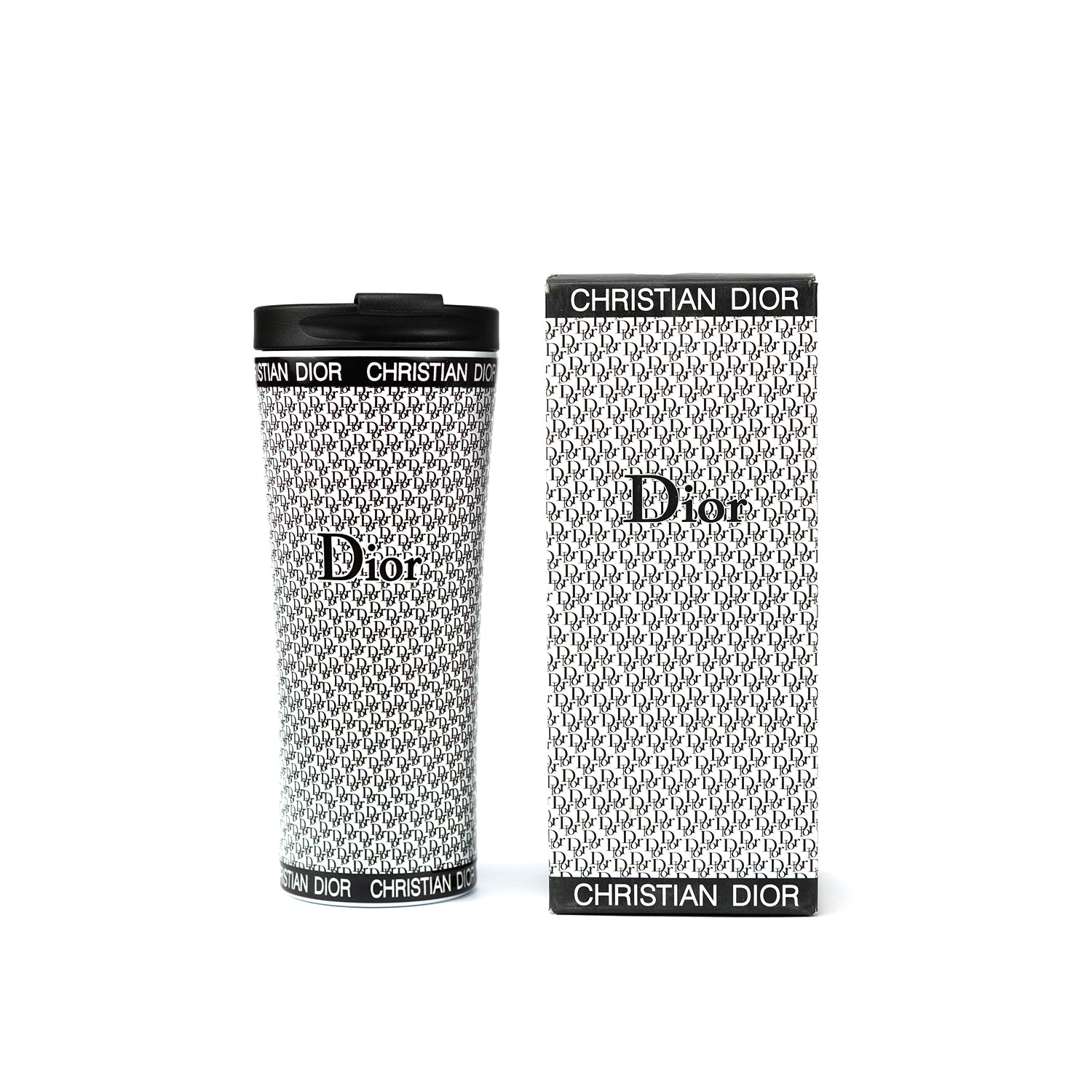 Premium 3D Pattern Stainless Steel Insulated Travel Coffee Mug 400ml