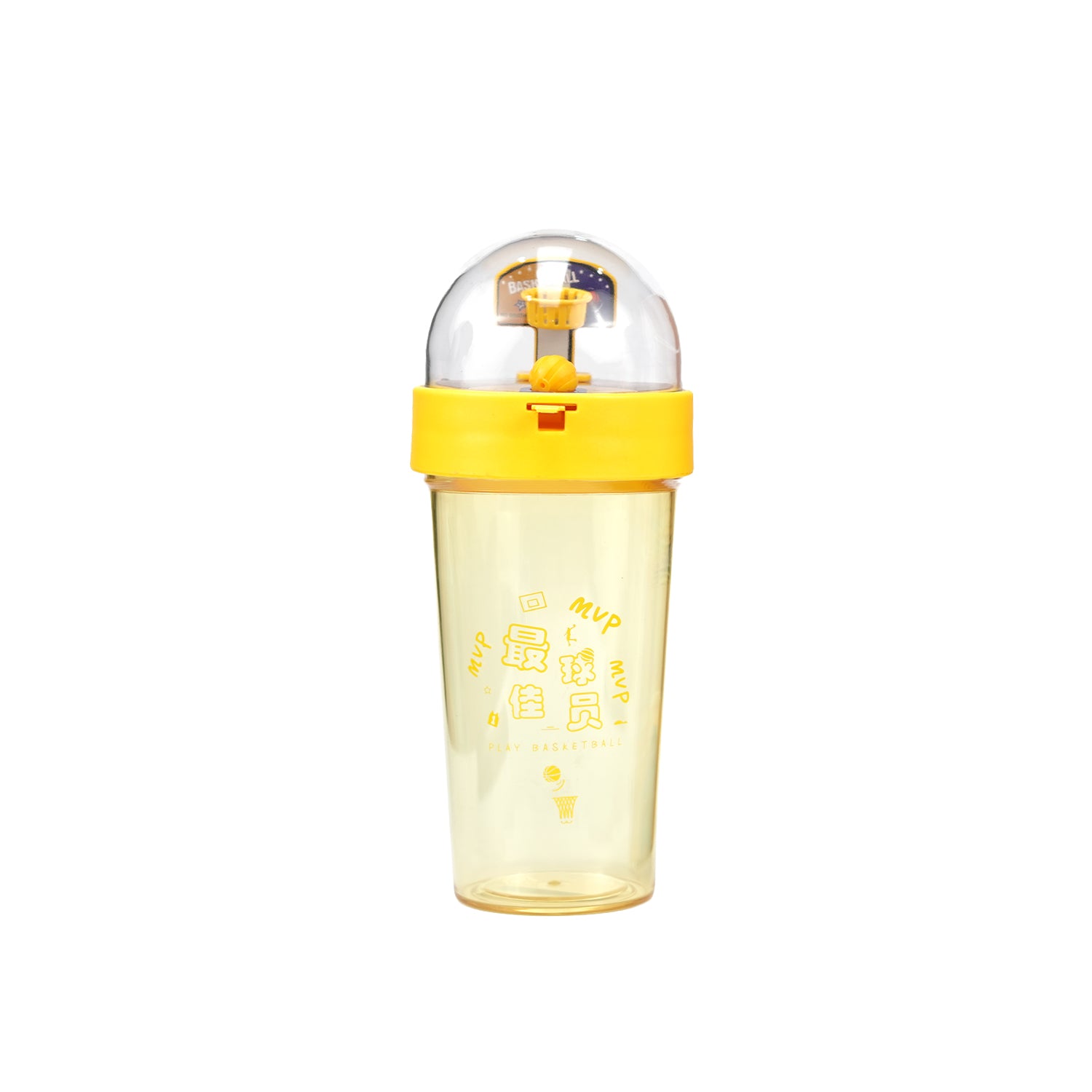 Portable Basketball Game Water Bottle (500ml) | Creative Lightweight Plastic Drinking Cup for Kids and Adults